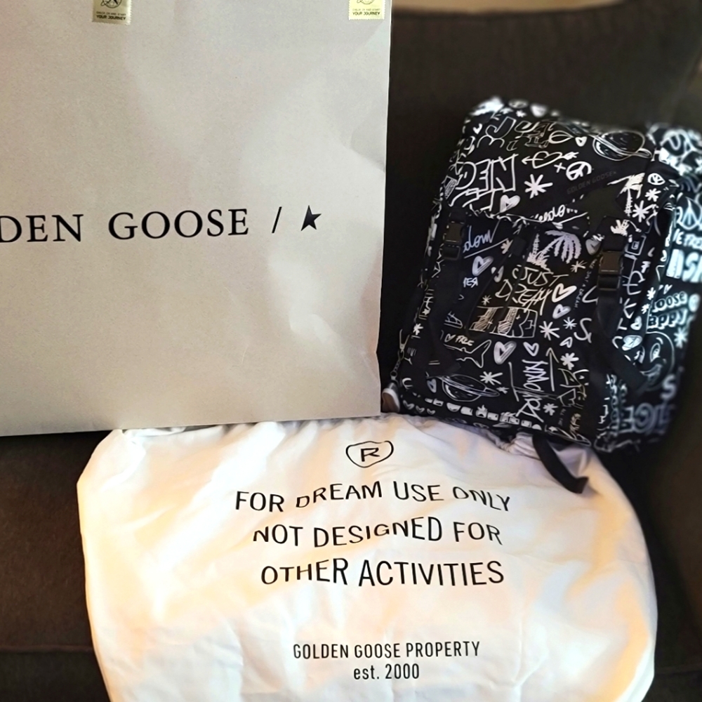 Golden Goose Journey Graffiti backpack